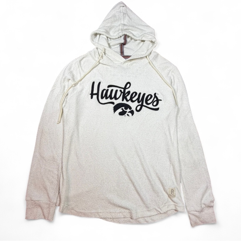 Iowa Hawkeyes Pressbox Hooded Pullover | Small | NCAA Cozy Hoodie